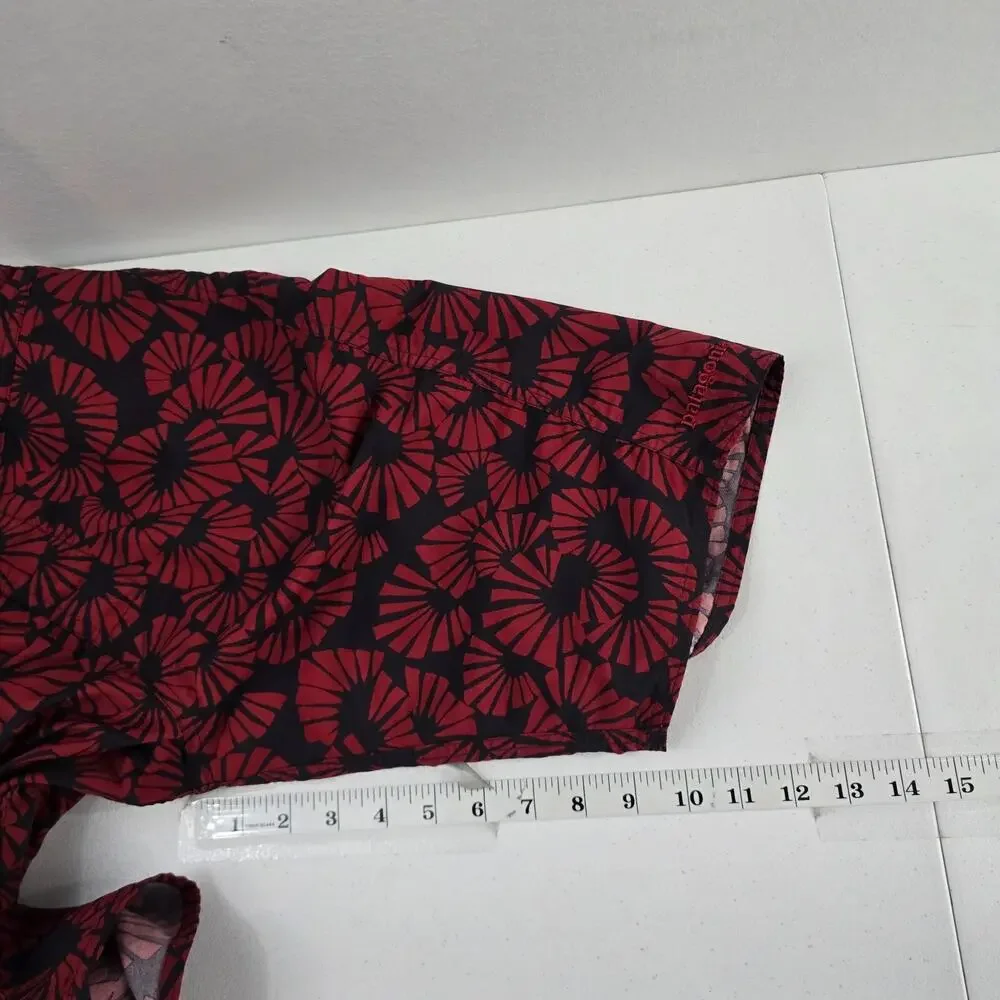 Patagonia Men's 30‎ Board Shorts Red Black Floral Swim Surf Trunks 6353